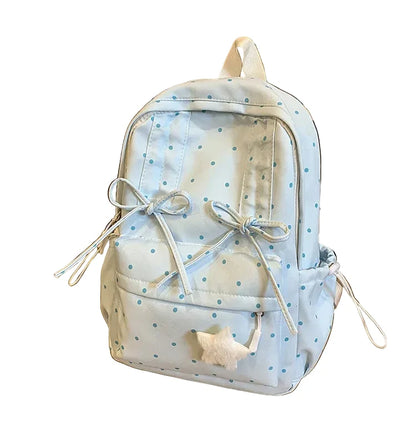 Atmospheric polka dot backpack