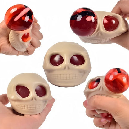 1pcs Skull Stress Ball Squeeze squishy