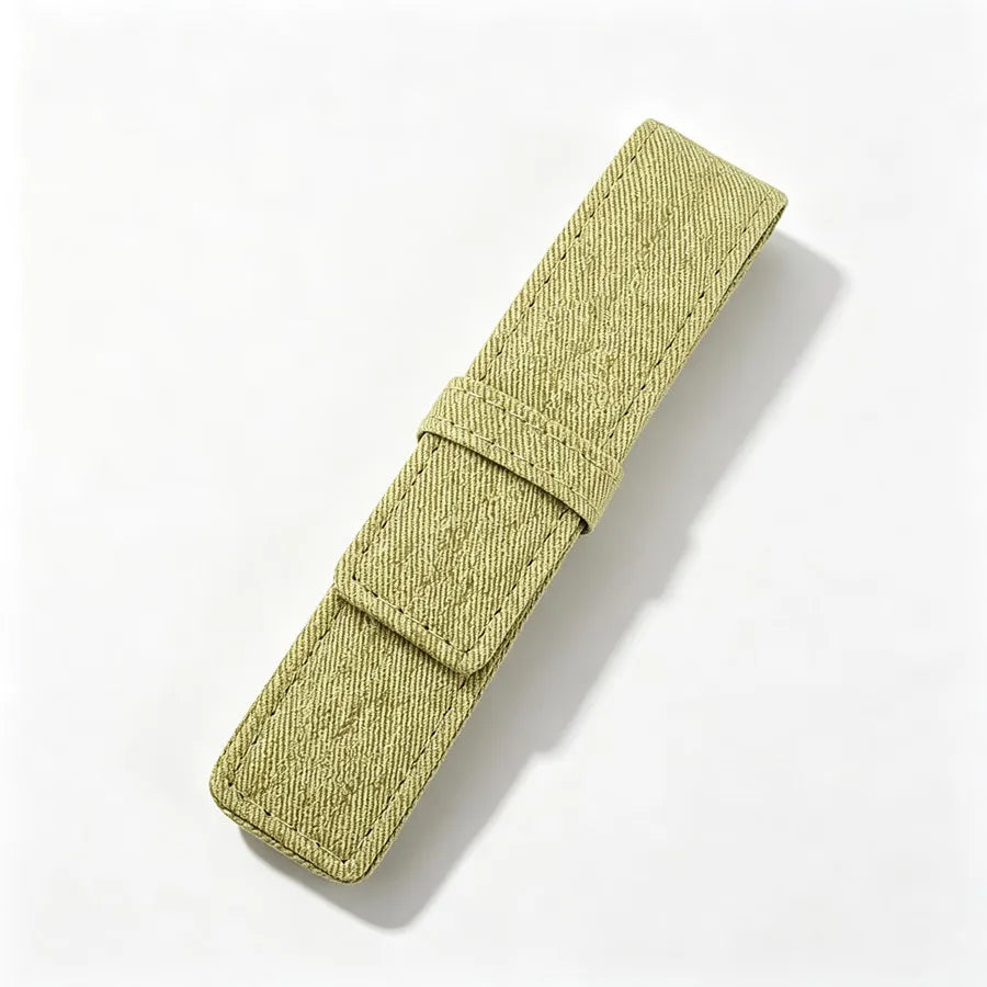 Colorful PU Leather Single Pen Case Holder