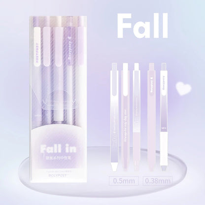 5Pcs/box Gradient Gel Pen Set