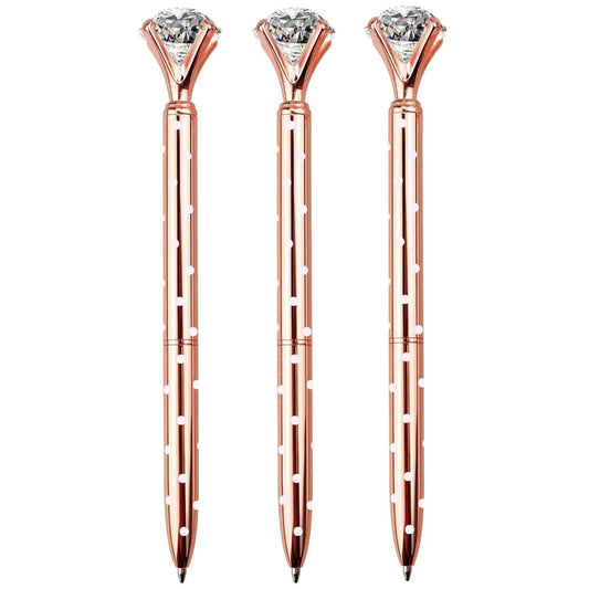 3pcs Crystal Ballpoint Pens