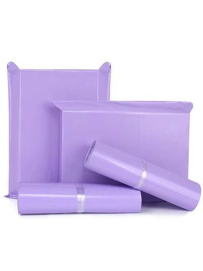 100Pcs Purple Courier poly-mailer Envelopes