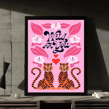 Pink Quote prints wall art poster