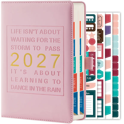 2027 Hardcover Monthly Daily Planner Calendar