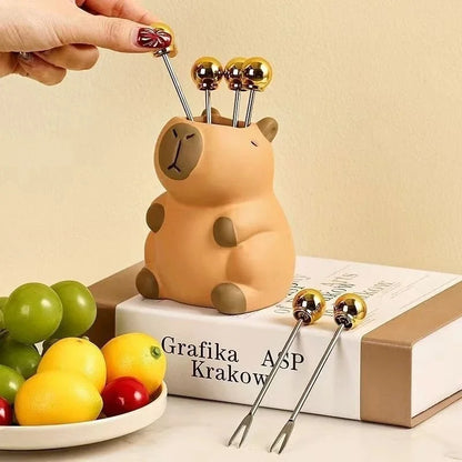 1pc Cute Capybara Pen Holder