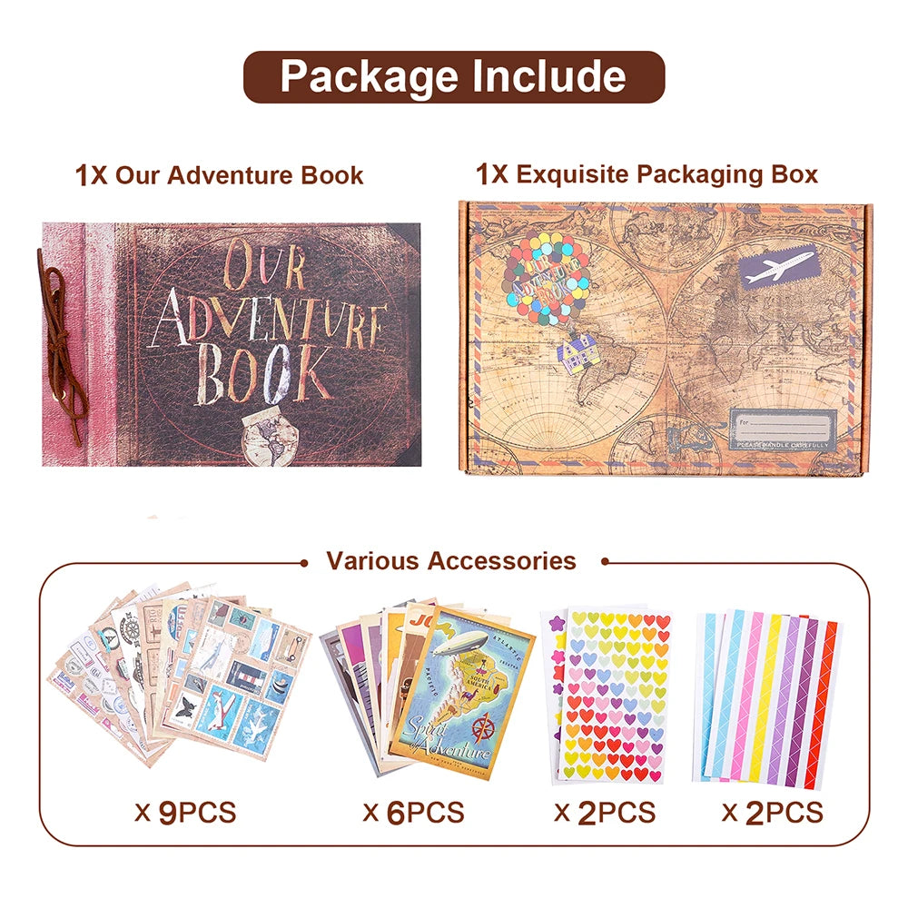 40 Page Photo Album- Our Adventure Book
