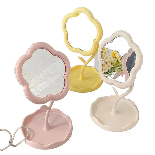 Small Desktop flower mirror