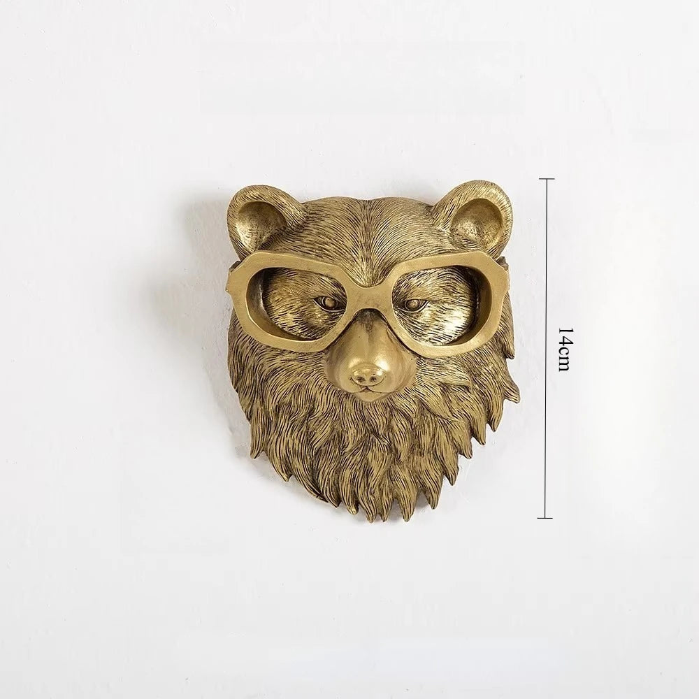 Animal Head Wall Storage decorative Hook