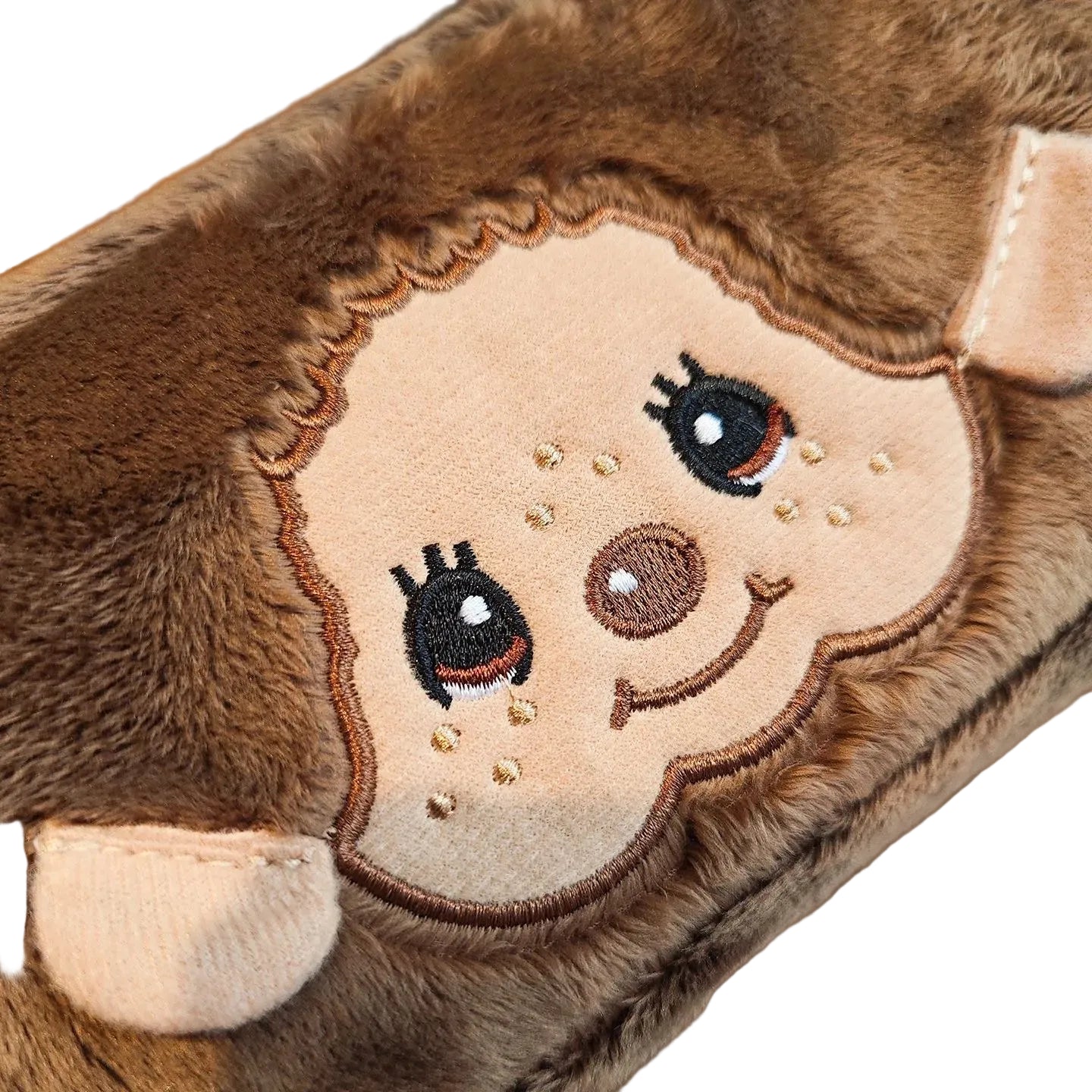 Cartoon Monchhichi Plush Pen Bag