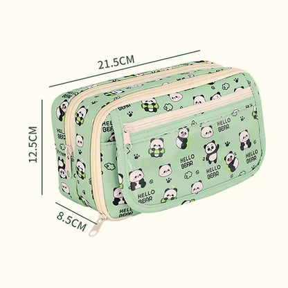 Multi Functional Capybara/Panda Nine-Layer Pencil pouch