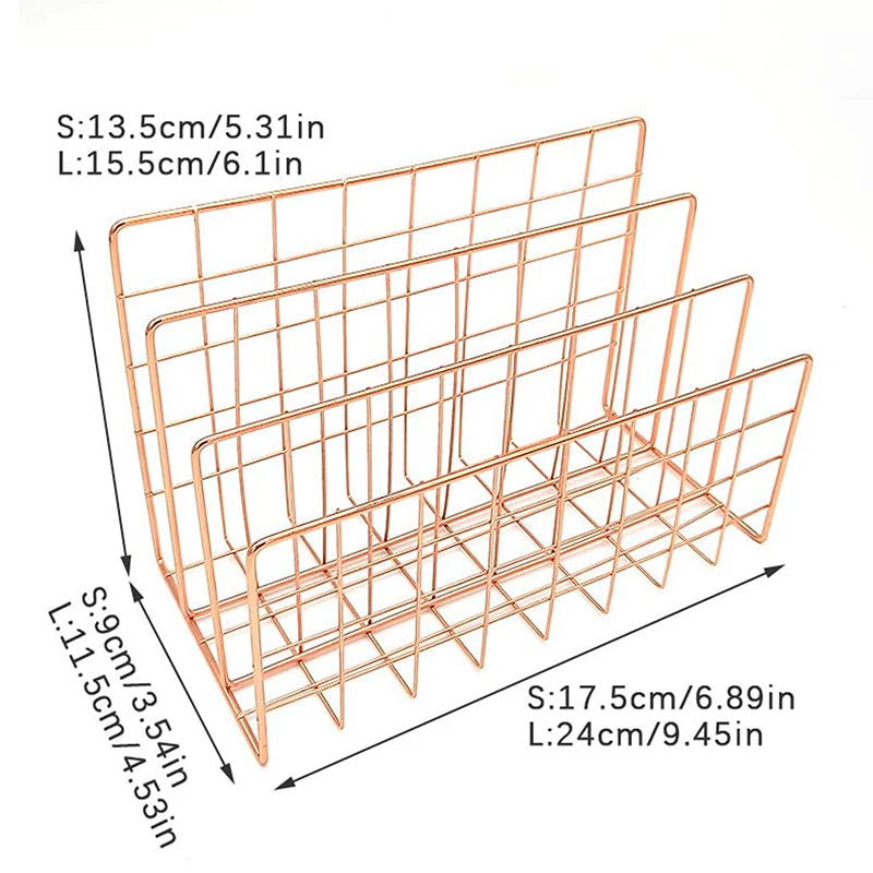 Minimalist Iron magazine Storage Rack