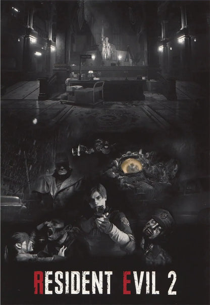 Resident-Evil Game Poster Canvas print