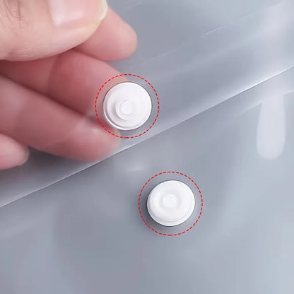 10pcs A4 Transparent Plastic filing Folders