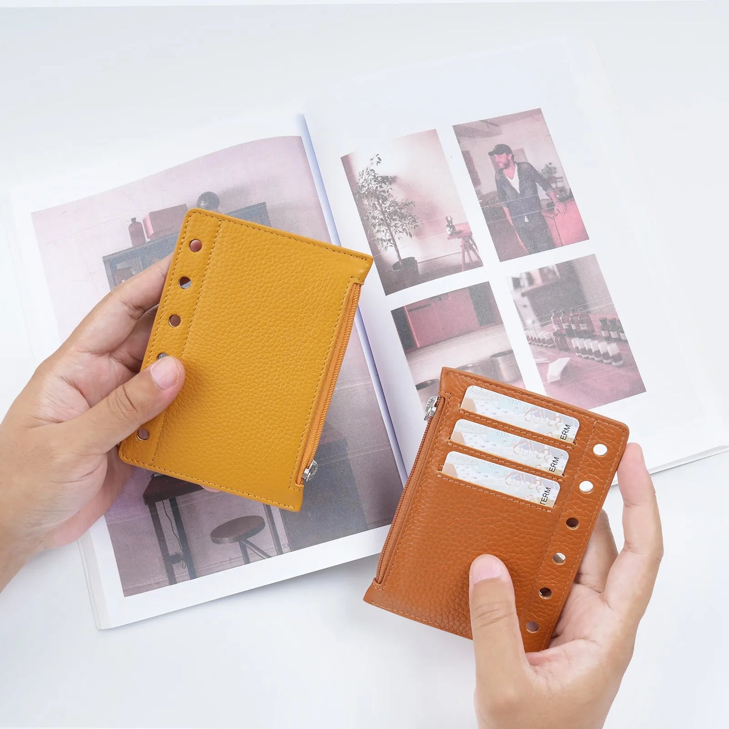 Moterm Zipper Flyleaf for Pocket A7 Size Ring Planner