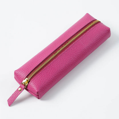 Genuine Leather Pencil Case Holder