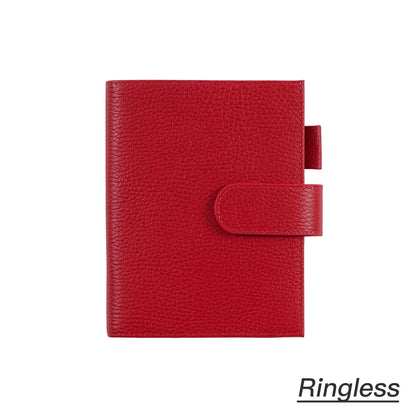 Moterm Firm Pebbled Grain Leather Cherry Red journals