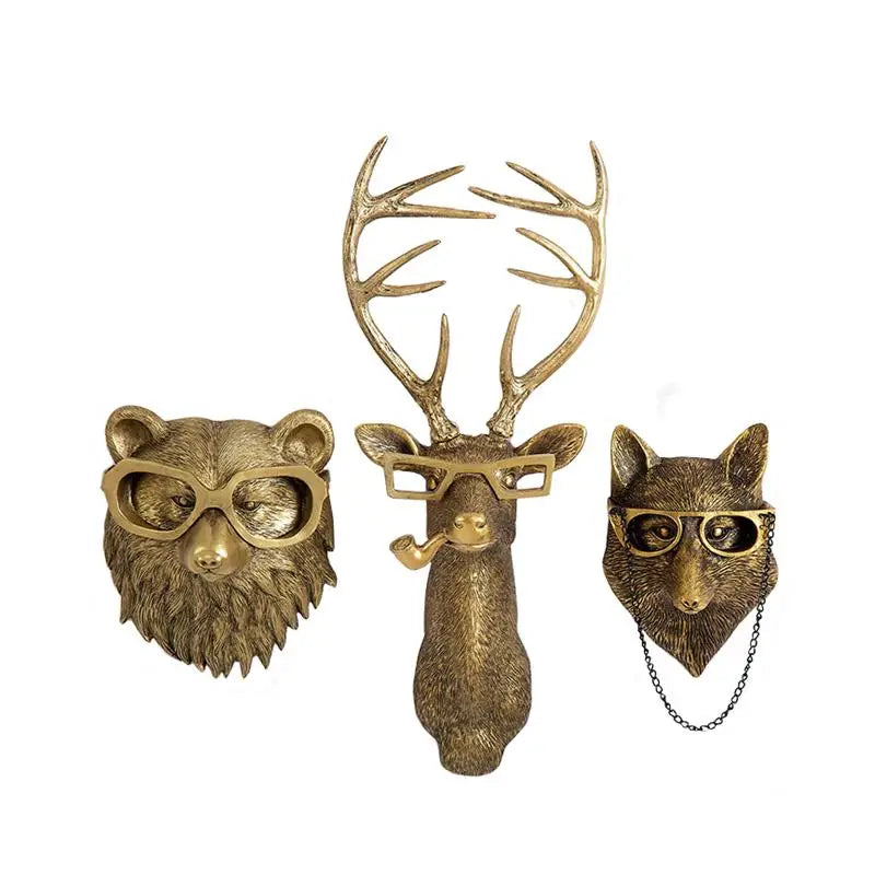 Animal Head Wall Storage decorative Hook