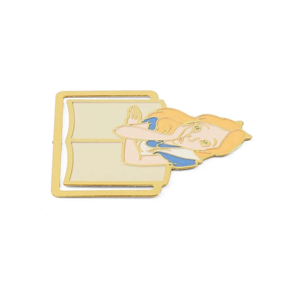 Alice fantasy Wonderland Metal Bookmark