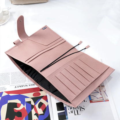 Moterm Firm Pebbled Grain Leather Gray Pink journals