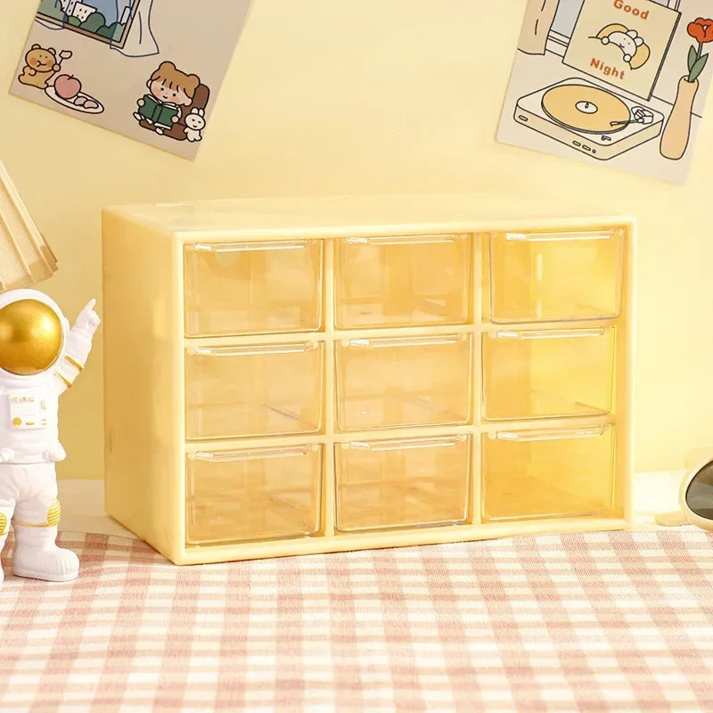 9 Grid Storage Boxes Organizer