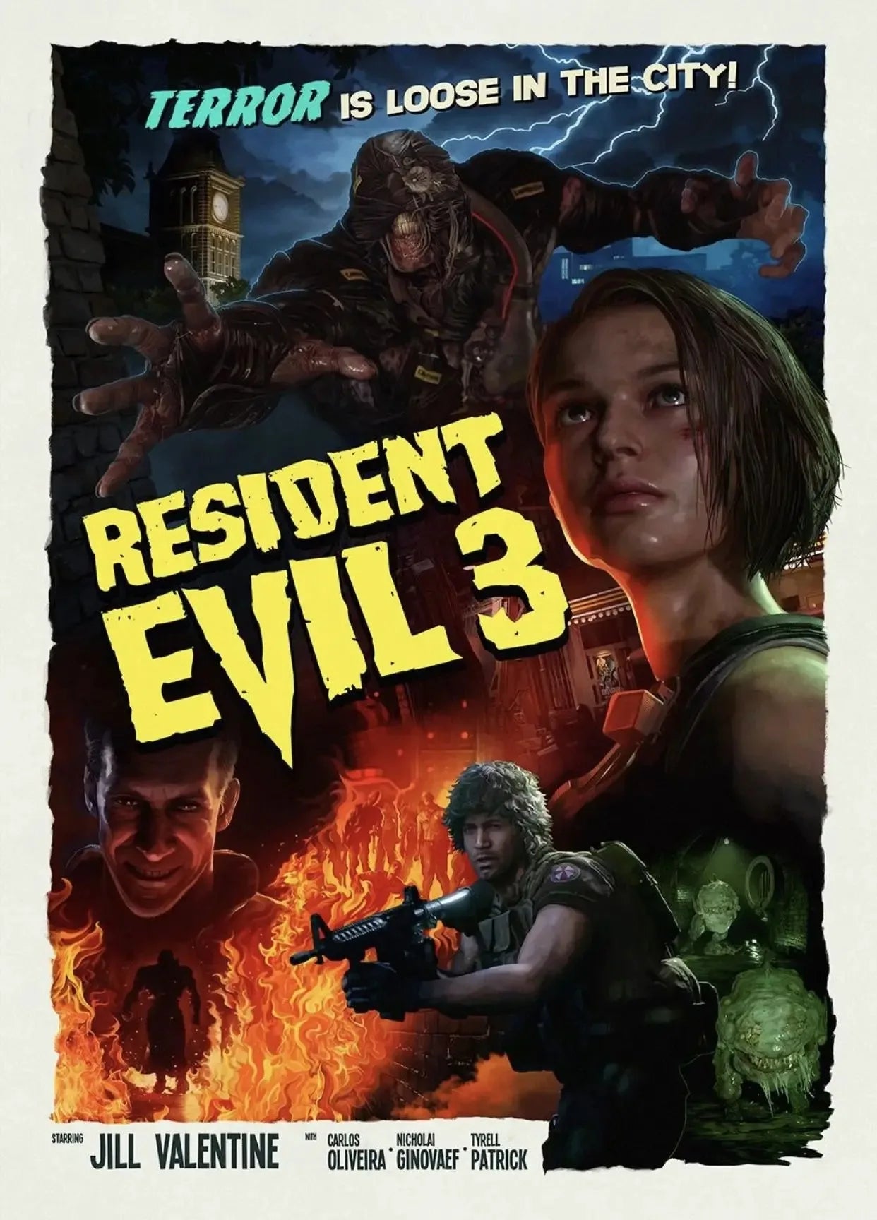 Resident-Evil Game Poster Canvas print