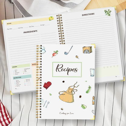 Hardcover 80 page Recipe Book