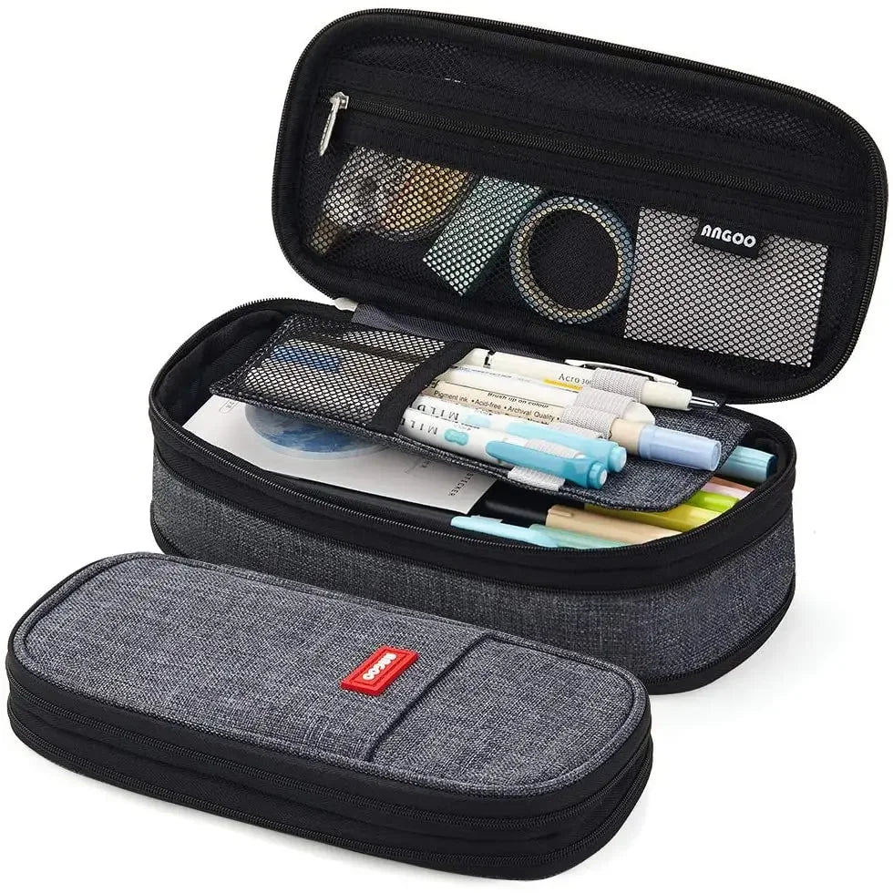Double Layer Pencil Case Large Capacity pouch