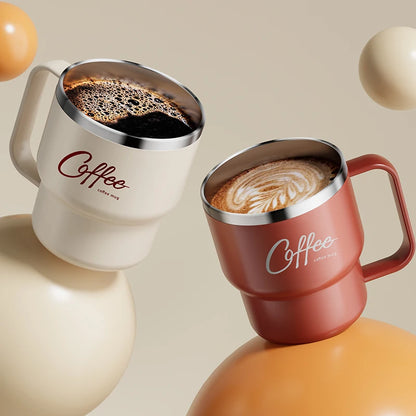 400ML Double Layer Coffee Mug