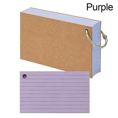 50Pcs Memo Book Loose-Leaf Index Cards