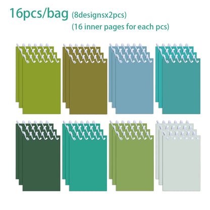 Mini Spiral colored Pocket memo pads