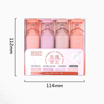 4pcs Glitter sparkle marker Highlighters