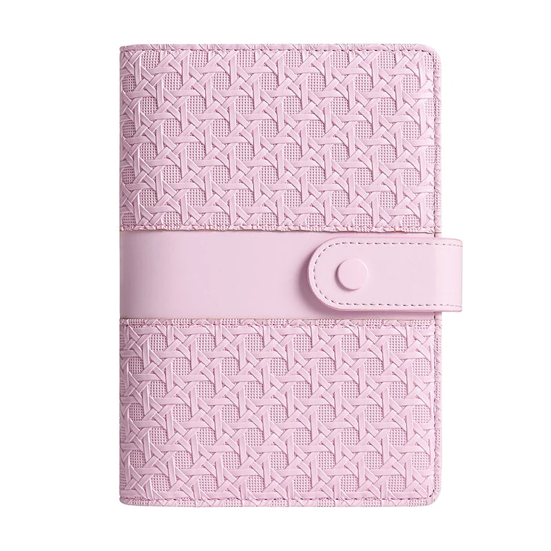 A6 Gingham Check PU Leather journal