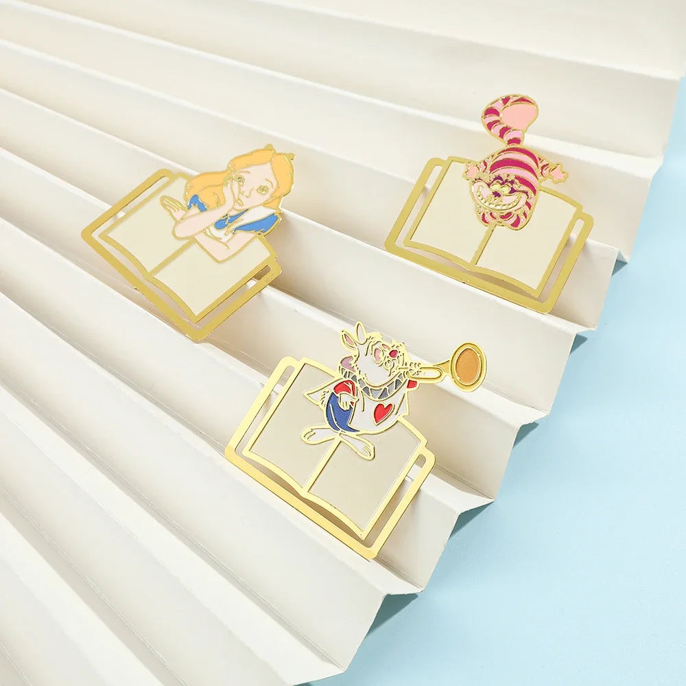 Alice fantasy Wonderland Metal Bookmark