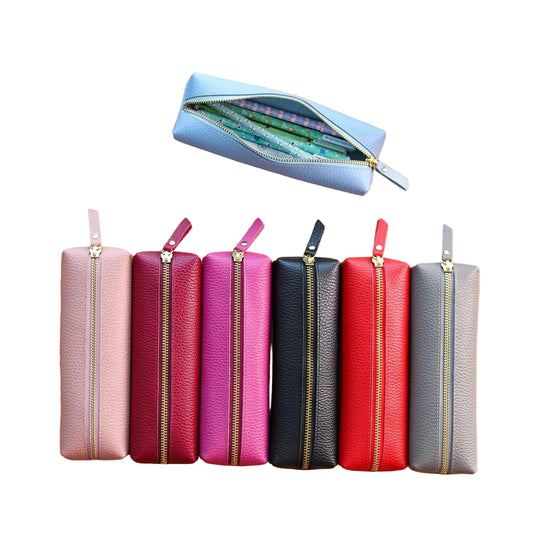 Genuine Leather Pencil Case Holder