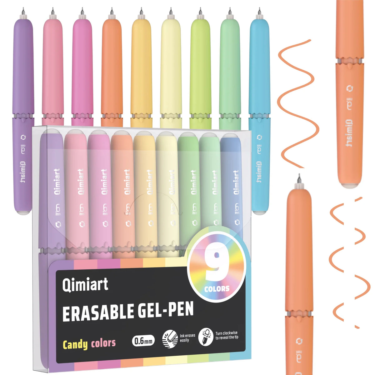 Erasable Rotary Retractable Gel Pens