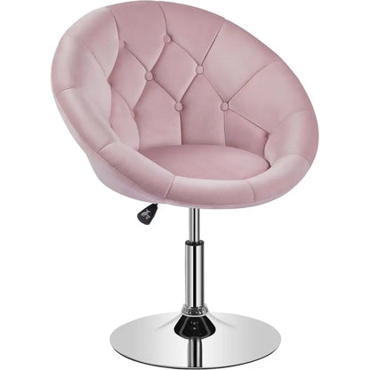 Swivel Velvet Tufted Vanity Chair
