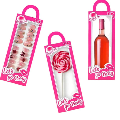 12PCS Pink Doll Party Favor Boxes