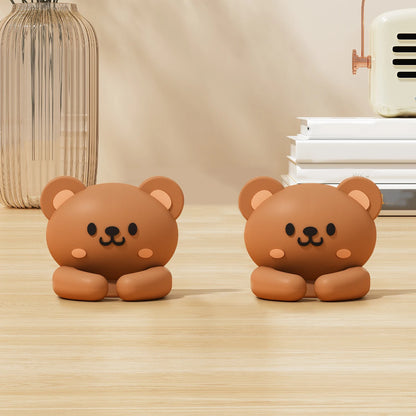 2/3pcs Cute Cartoon Desktop Cable Organizers