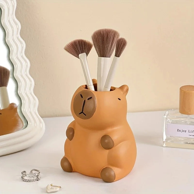 1pc Cute Capybara Pen Holder