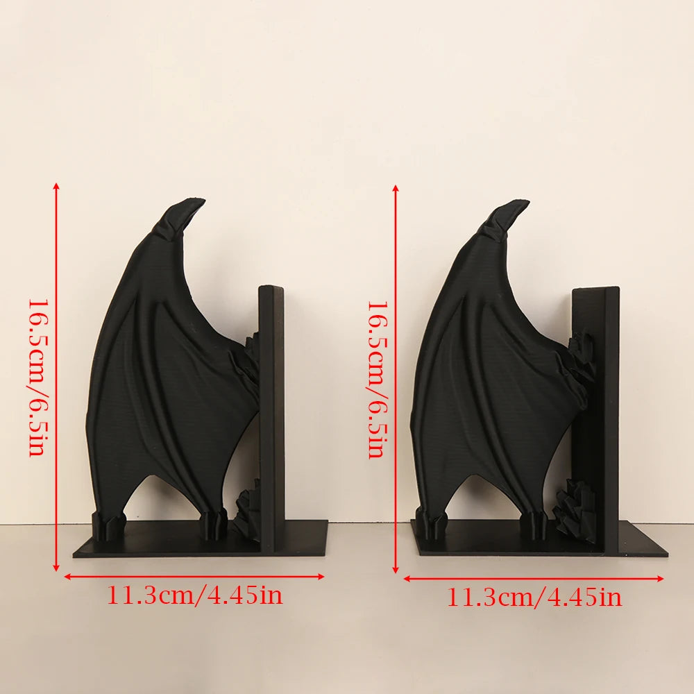 Bat Wing - Shaped Bookends