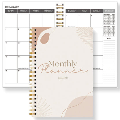 2026-2027 A5 Weekly & Monthly Planner