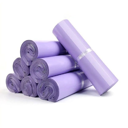 100Pcs Purple Courier poly-mailer Envelopes