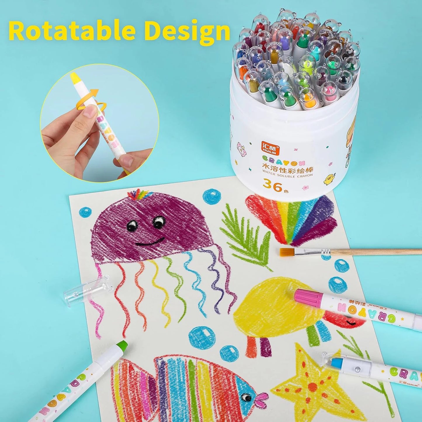 12 - 48 Silky Twistable Crayons