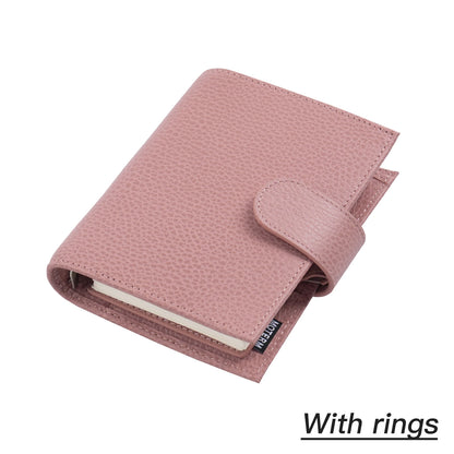 Moterm Firm Pebbled Grain Leather Gray Pink journals