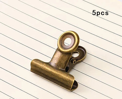 5pcs Metal binder clip