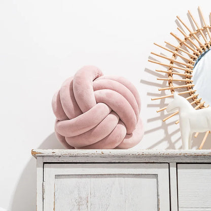 Decorative Throw Knot Pillow Ball