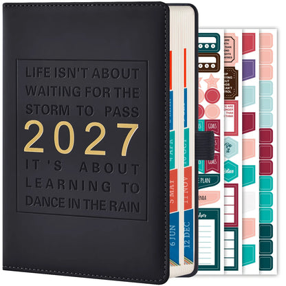 2027 Hardcover Monthly Daily Planner Calendar