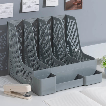 Four-Part File Frame with Pen Holder organizer