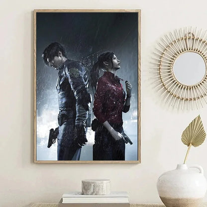 Resident-Evil Game Poster Canvas print