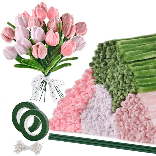 572Pcs flower Pipe Cleaners